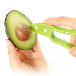 3 In 1 Avocado Slicer Shea Corer Butter Fruit Peeler Cutter Pulp Separator Plastic Knife Kitchen Vegetable Tools Kitchen Gadgets