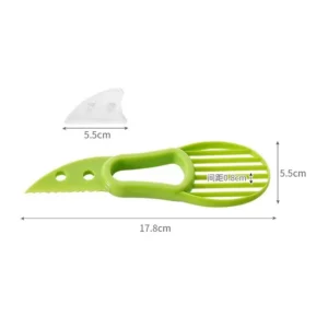 3 In 1 Avocado Slicer Shea Corer Butter Fruit Peeler Cutter Pulp Separator Plastic Knife Kitchen Vegetable Tools Kitchen Gadgets