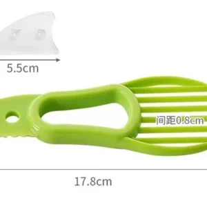 3 In 1 Avocado Slicer Shea Corer Butter Fruit Peeler Cutter Pulp Separator Plastic Knife Kitchen Vegetable Tools Kitchen Gadgets