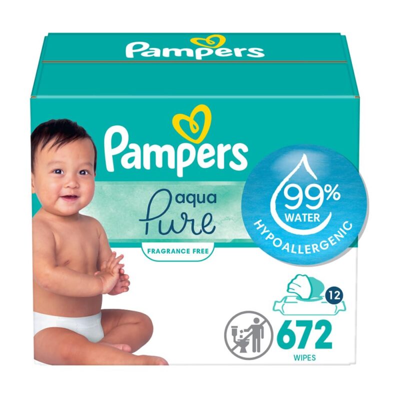 Pampers Aqua Pure Sensitive Baby Wipes