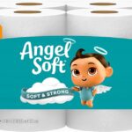 Angel Soft Toilet Paper, 16 Mega Rolls = 64 Regular Rolls, Soft and Strong Toilet Tissue