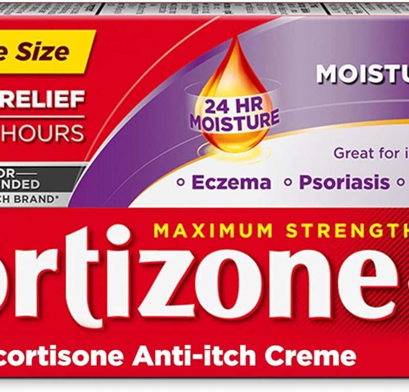 Cortizone 10 Maximum Strength Intensive Moisture Anti-Itch Cream, 1% Hydrocortisone