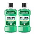 Listerine Freshburst Antiseptic Mouthwash for Bad Breath, Kills 99% of Germs That Cause Bad Breath & Fight Plaque & Gingivitis, ADA Accepted Mouthwash, Spearmint, 1 L