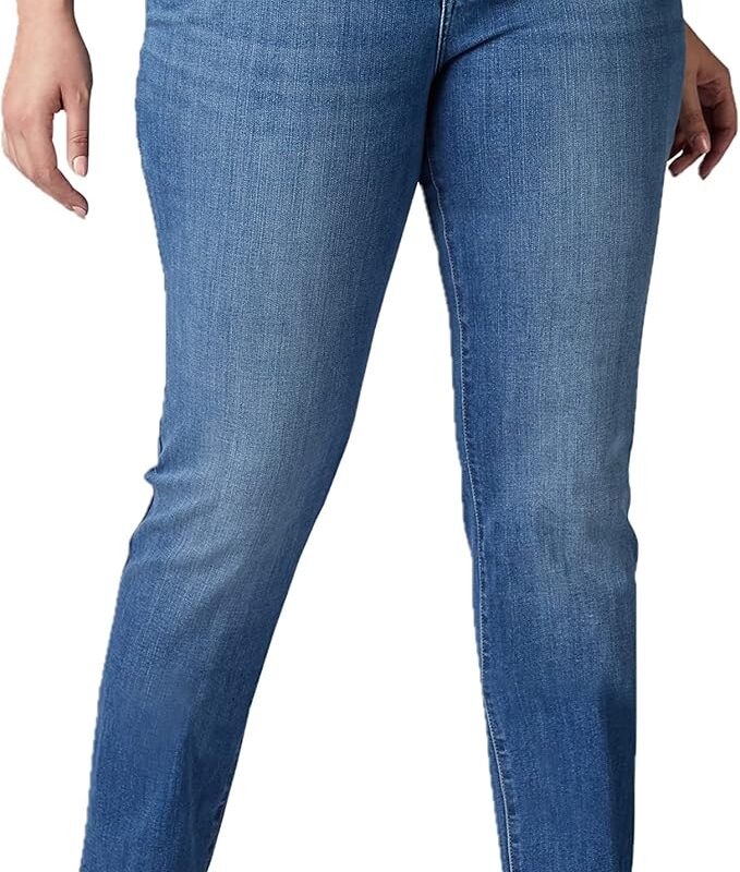 Lee Women's Plus Size Ultra Lux Comfort with Flex Motion Straight Leg Jean