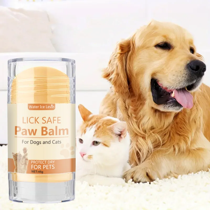 Pet Paw Cream - Honey and Anti-Badic Acid Formula - Soothes Cracked Paws, Coconut Oil Pet Paw Cream, Keeps Soft and Water for Foot Pads, 45g