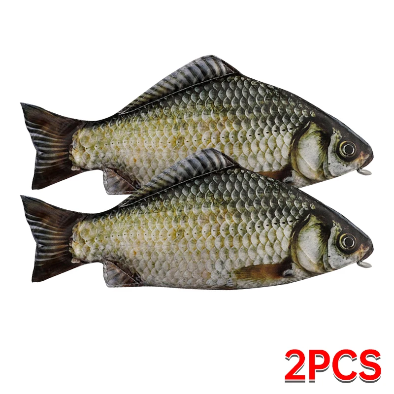 Creative Simulated Salted Fish Pencil Case Large Capacity Pencils Pouch Cute Pencil Bag Funny Back to School Acsesories Gift - Image 9