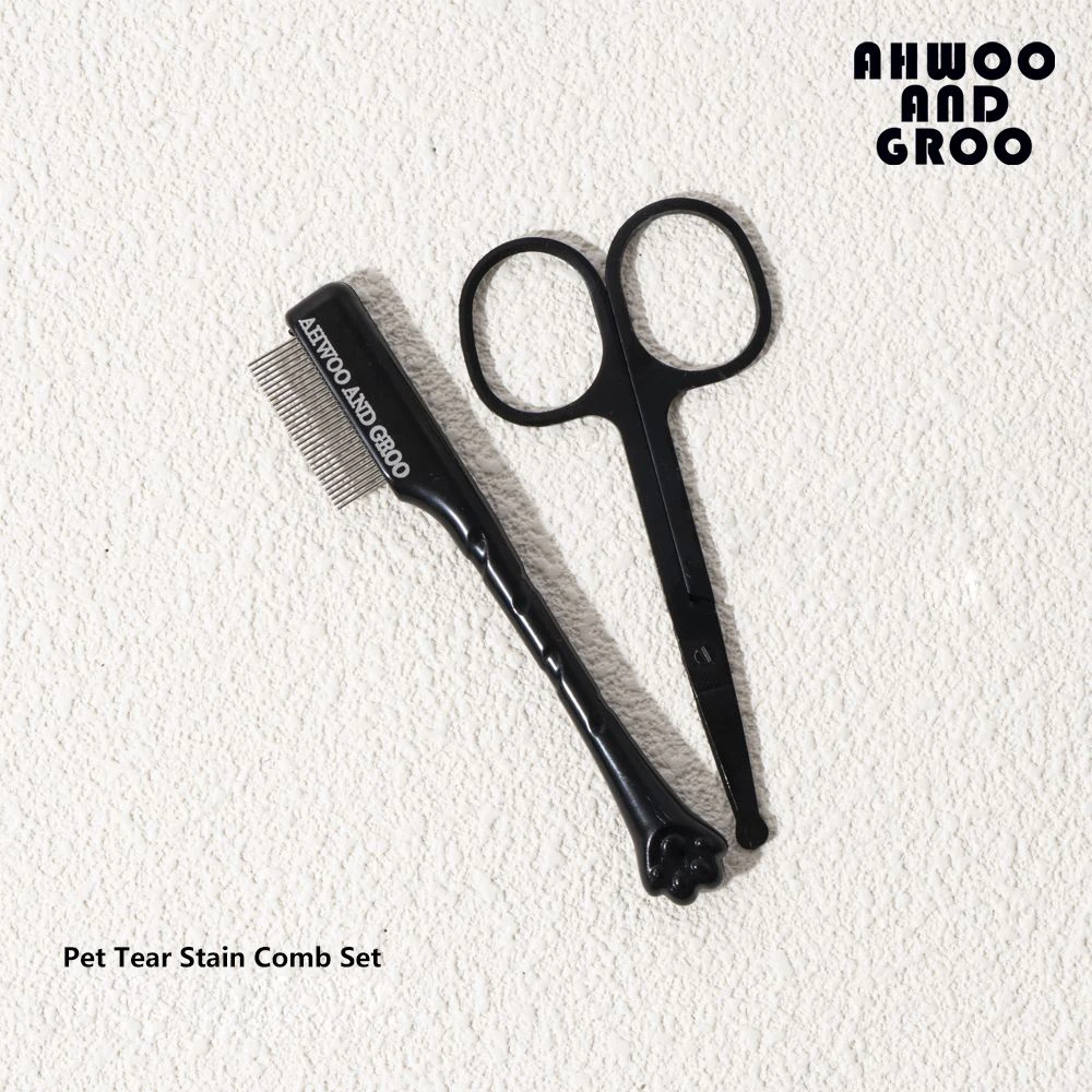 Pet Facial Cleaning Comb Set – Removes Tear Stains & Cat Paw Hair - Image 5