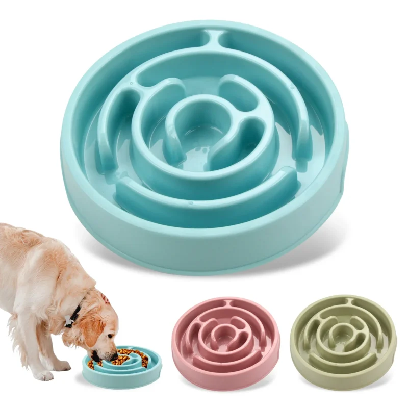 Slow Feeder Dog Bowl – Non‑Slip Anti‑Gulping Eco Plate for Dogs