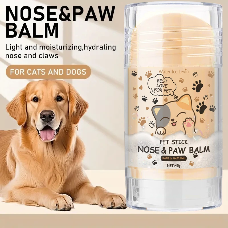 45g Dog Nose and Paw Balm Dog Paw Cream Cats Dogs Paw Protector Cream Pet Feet Moisturizer Pet Crack Feet Repair Pet Accessories - Image 4