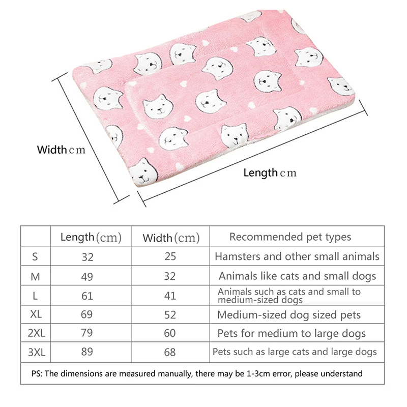 Thicken Flannel Cat Mat – Soft Winter Sleeping Cushion for Small Dogs & Cats - Image 9