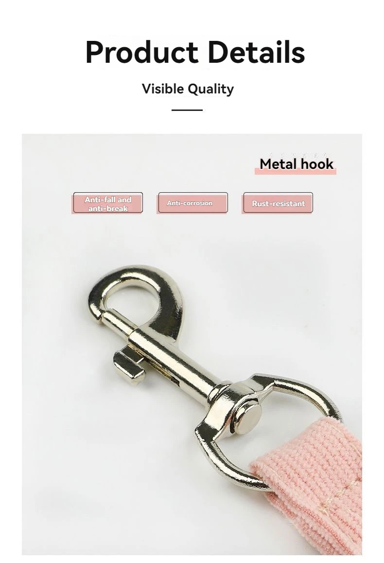 Cat Harness and Leash Sets Adjustable Dog Harness for Small Dog Leash Breashable Pet Harness Out Walking Dog Strap - Image 17