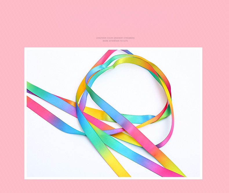 Simulation Feather Interactive Cat Toy Satin Ribbon Bell Cat Stick Toys Kitten Playing Teaser Wand Toy Cat Supplies Accessories - Image 14