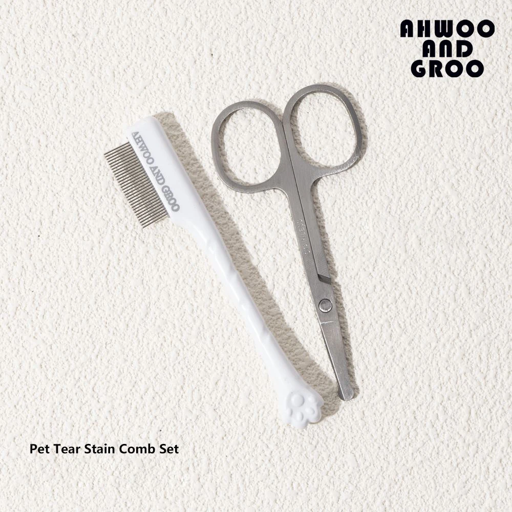 Pet Facial Cleaning Comb Set – Removes Tear Stains & Cat Paw Hair - Image 9