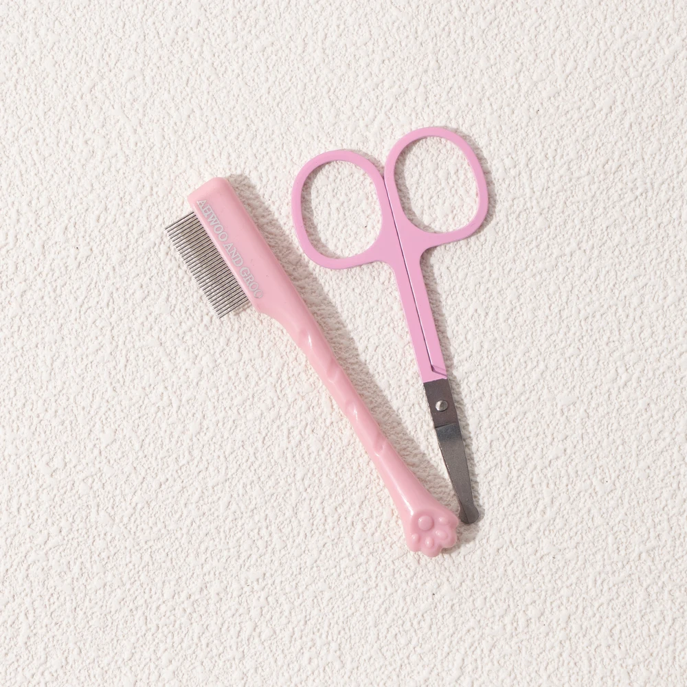 Pet Facial Cleaning Comb Set – Removes Tear Stains & Cat Paw Hair - Image 15