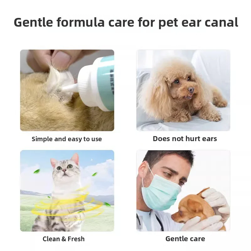 PETCLEAR Cat Dog Ear Powder Painless Ear Hair Removal Powder for Pets Easy to Remove Ear Hair Pets Cleaning Tools 30g - Image 3