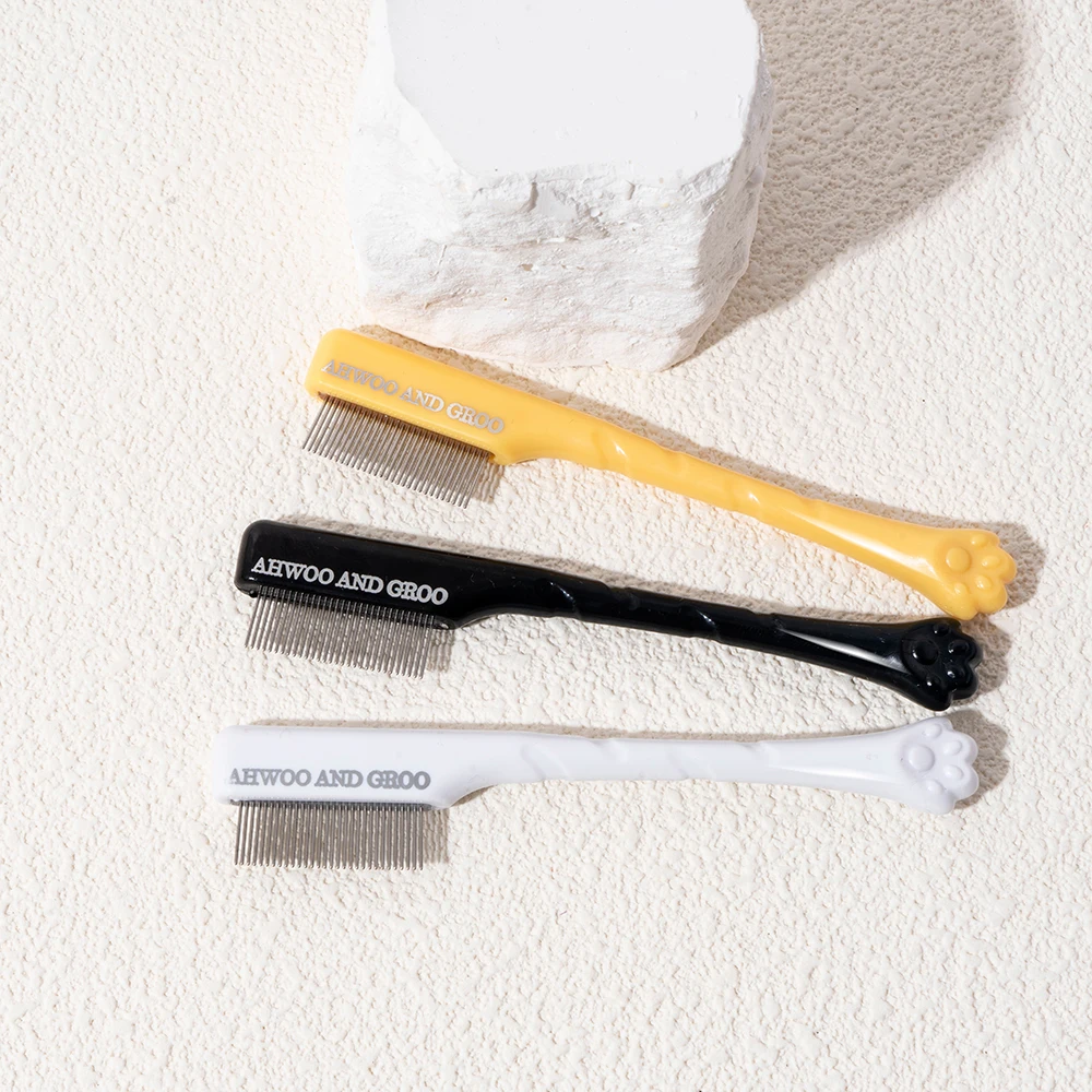 Pet Facial Cleaning Comb Set – Removes Tear Stains & Cat Paw Hair - Image 4